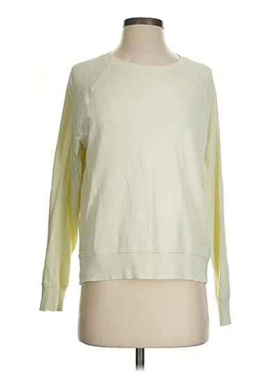 Pre-owned Athleta Sweatshirt In Yellow
