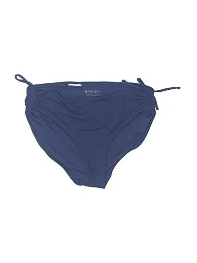 Pre-owned Athleta Swimsuit Bottoms In Blue