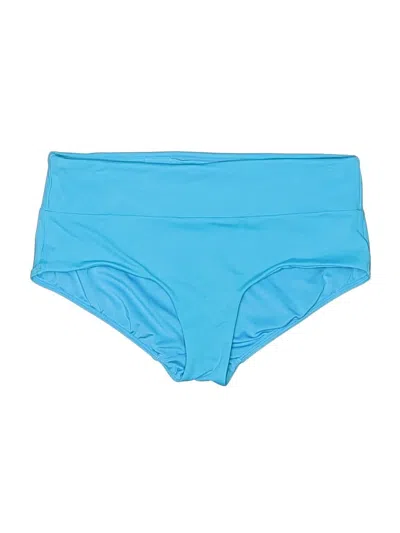 Pre-owned Athleta Swimsuit Bottoms In Blue