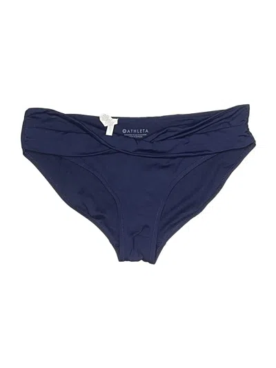Pre-owned Athleta Swimsuit Bottoms In Blue