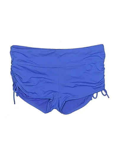 Pre-owned Athleta Swimsuit Bottoms In Blue
