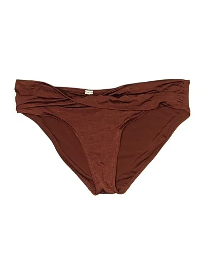 Pre-owned Athleta Swimsuit Bottoms In Brown