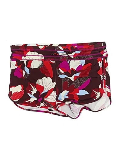 Pre-owned Athleta Swimsuit Bottoms In Burgundy