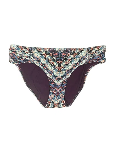 Pre-owned Athleta Swimsuit Bottoms In Burgundy