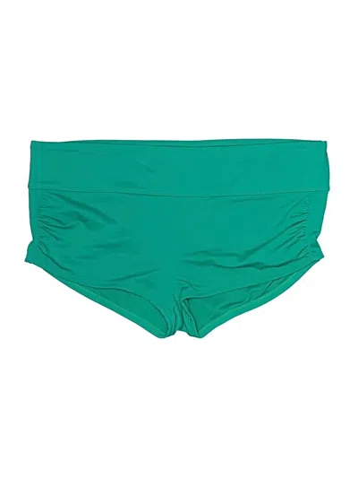 Pre-owned Athleta Swimsuit Bottoms In Green