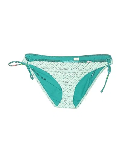 Pre-owned Athleta Swimsuit Bottoms In Green