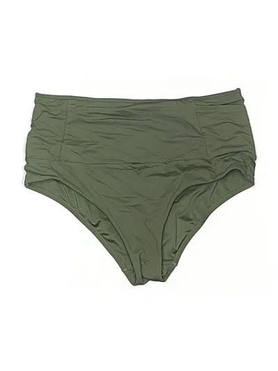 Pre-owned Athleta Swimsuit Bottoms In Green