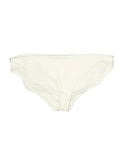 Pre-owned Athleta Swimsuit Bottoms In Ivory