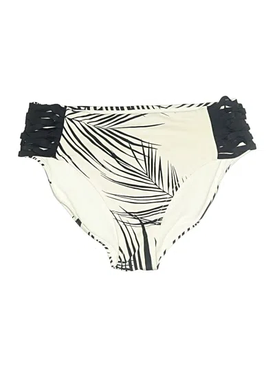 Pre-owned Athleta Swimsuit Bottoms In Ivory