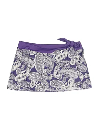 Pre-owned Athleta Swimsuit Bottoms In Purple