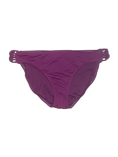 Pre-owned Athleta Swimsuit Bottoms In Purple