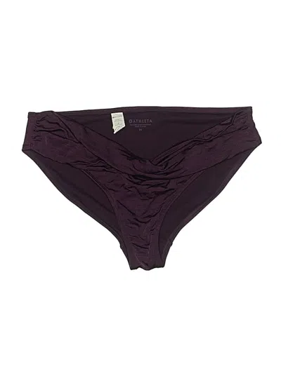 Pre-owned Athleta Swimsuit Bottoms In Purple