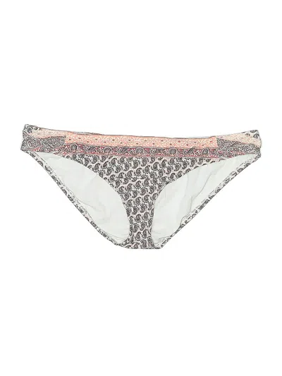 Pre-owned Athleta Swimsuit Bottoms In White