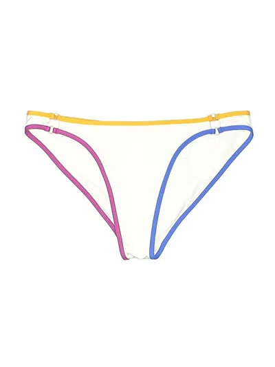 Pre-owned Athleta Swimsuit Bottoms In White