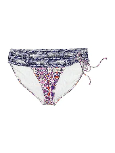 Pre-owned Athleta Swimsuit Bottoms In White