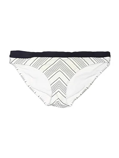 Pre-owned Athleta Swimsuit Bottoms In White