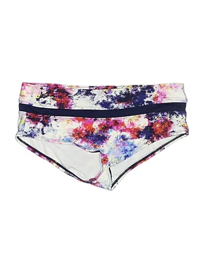 Pre-owned Athleta Swimsuit Bottoms In White