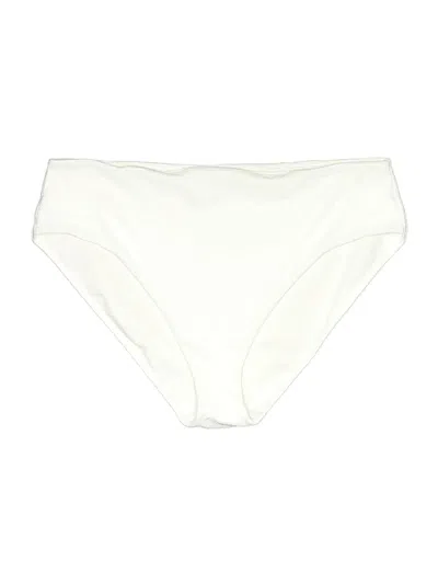 Pre-owned Athleta Swimsuit Bottoms In White