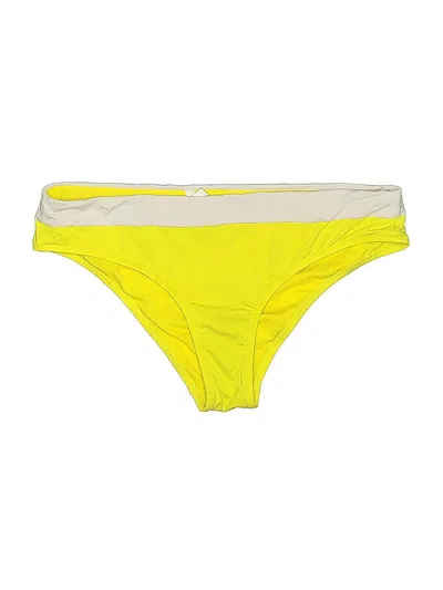 Pre-owned Athleta Swimsuit Bottoms In Yellow