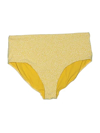 Pre-owned Athleta Swimsuit Bottoms In Yellow