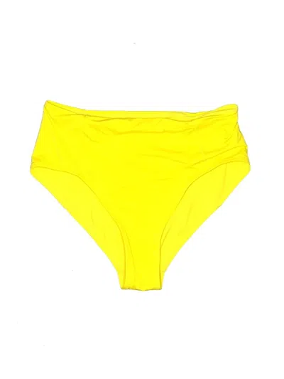 Pre-owned Athleta Swimsuit Bottoms In Yellow