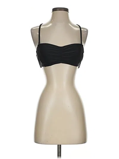Pre-owned Athleta Swimsuit Top Black Strapless Neckline Swimwear