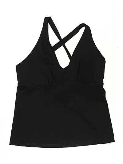 Pre-owned Athleta Swimsuit Top Black Swimwear