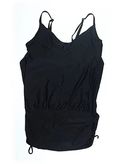 Pre-owned Athleta Swimsuit Top Black Swimwear