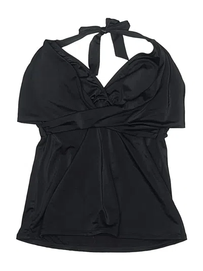Pre-owned Athleta Swimsuit Top Black Swimwear