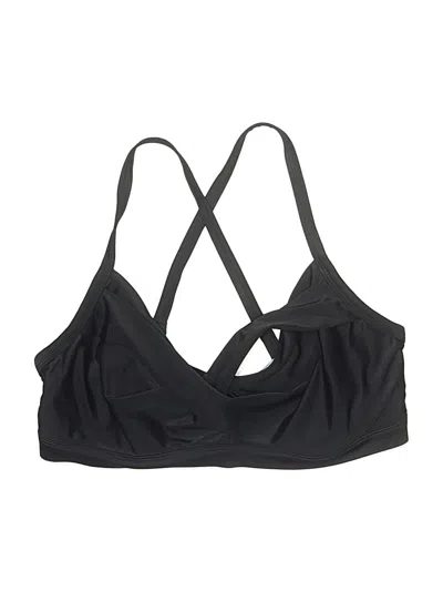 Pre-owned Athleta Swimsuit Top Black Swimwear