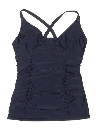 Pre-owned Athleta Swimsuit Top Blue Swimwear