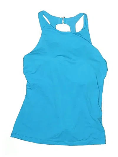 Pre-owned Athleta Swimsuit Top Blue Swimwear