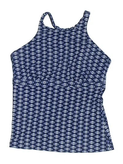 Pre-owned Athleta Swimsuit Top Blue Swimwear