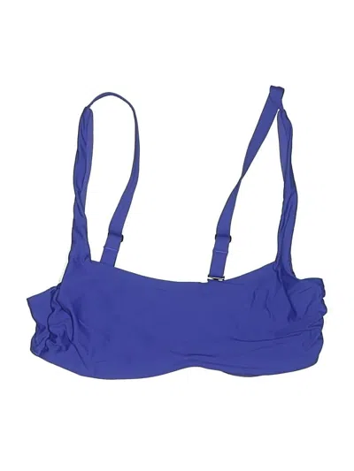 Pre-owned Athleta Swimsuit Top Blue Swimwear