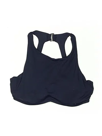 Pre-owned Athleta Swimsuit Top Blue Swimwear