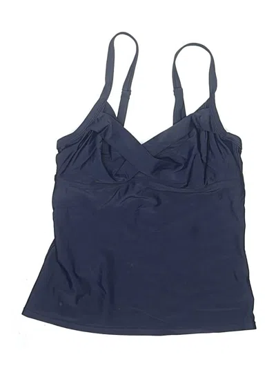 Pre-owned Athleta Swimsuit Top Blue Swimwear