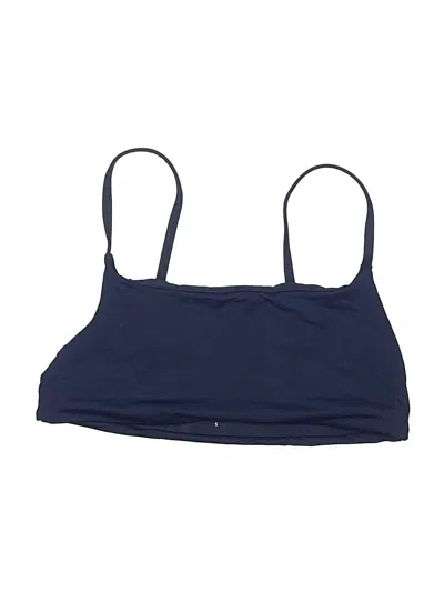 Pre-owned Athleta Swimsuit Top Blue Swimwear