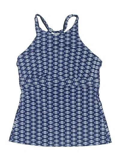 Pre-owned Athleta Swimsuit Top Blue Swimwear
