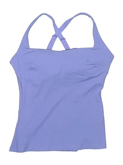 Pre-owned Athleta Swimsuit Top Blue Swimwear