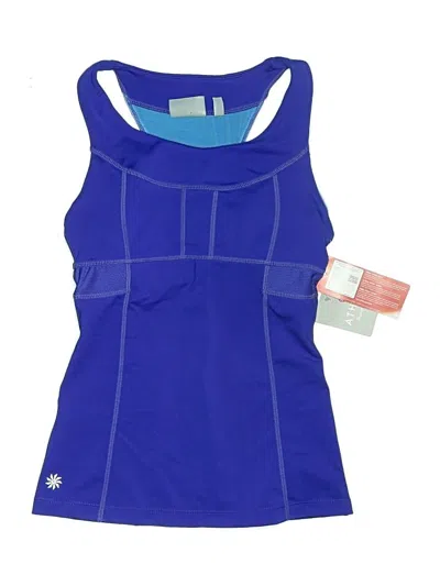 Pre-owned Athleta Swimsuit Top Blue Swimwear