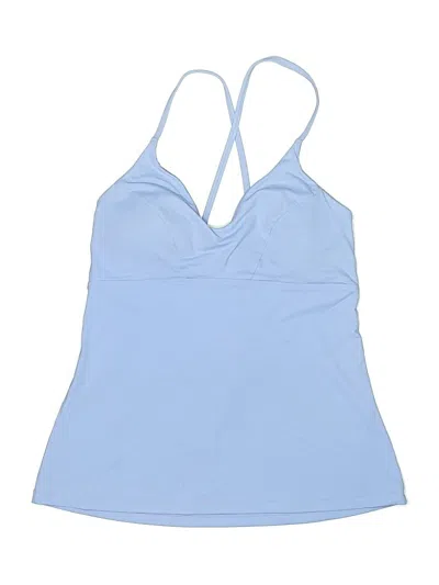 Pre-owned Athleta Swimsuit Top Blue Swimwear