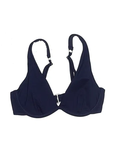 Pre-owned Athleta Swimsuit Top Blue Swimwear