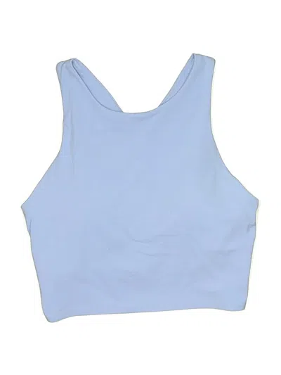 Pre-owned Athleta Swimsuit Top Blue Swimwear