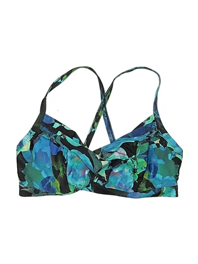 Pre-owned Athleta Swimsuit Top Blue Swimwear