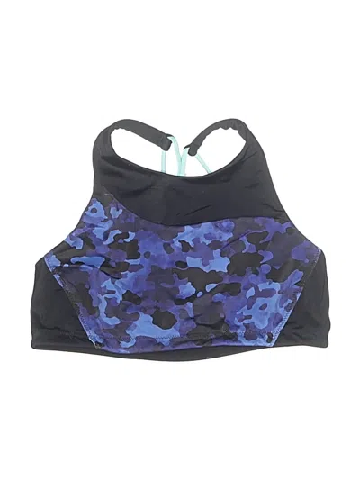 Pre-owned Athleta Swimsuit Top Blue Swimwear