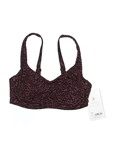 Pre-owned Athleta Swimsuit Top Brown Swimwear