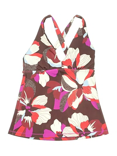 Pre-owned Athleta Swimsuit Top Brown Swimwear