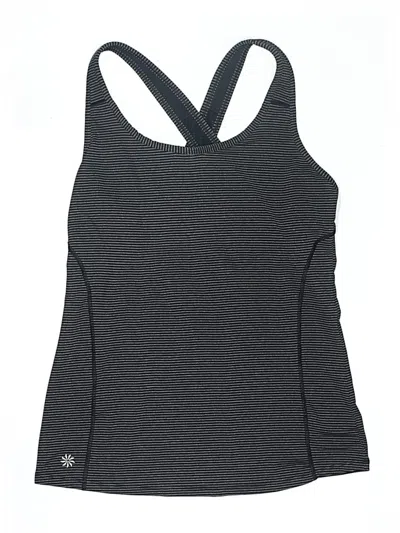 Pre-owned Athleta Swimsuit Top Gray Swimwear