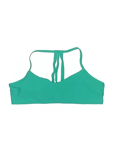 Pre-owned Athleta Swimsuit Top Green Swimwear