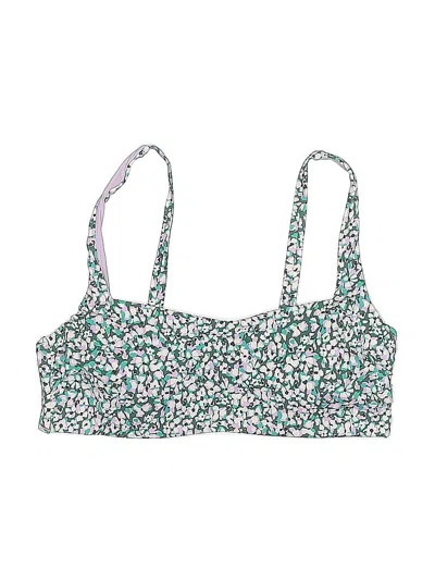 Pre-owned Athleta Swimsuit Top Green Swimwear